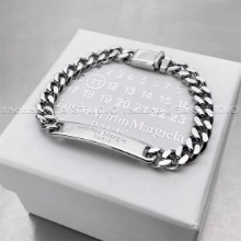 MM6 메종 마르지엘라 클래식 체인 브레이슬릿 팔라듐