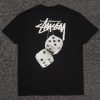 STUSSY 스투시 주사위 프린팅 반팔 티셔츠
