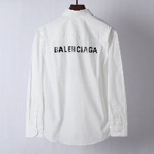 BALENCIAGA 발렌시아가 백로고 프린팅 셔츠
