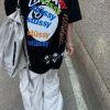 STUSSSY 23SS 백프린팅 반팔티셔츠