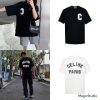 CELINE 셀린느 코튼 저지 루즈 반팔티셔츠