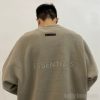 피오갓 에센셜 백로고 맨투맨 남녀공용